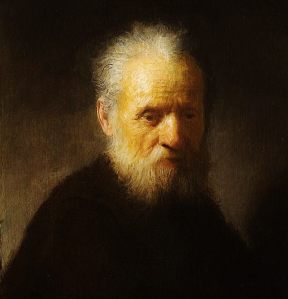 "Old Man With A Beard" Rembrandt van Rijn c. 1630